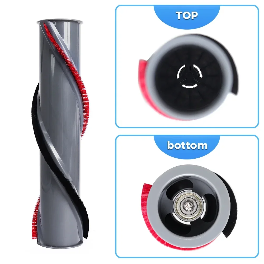 Рулон щетки, замена для пылесоса Dyson V6 V7 V8 V10 V11, запасная часть, мягкая роликовая щетка, щетка для ковров, валик