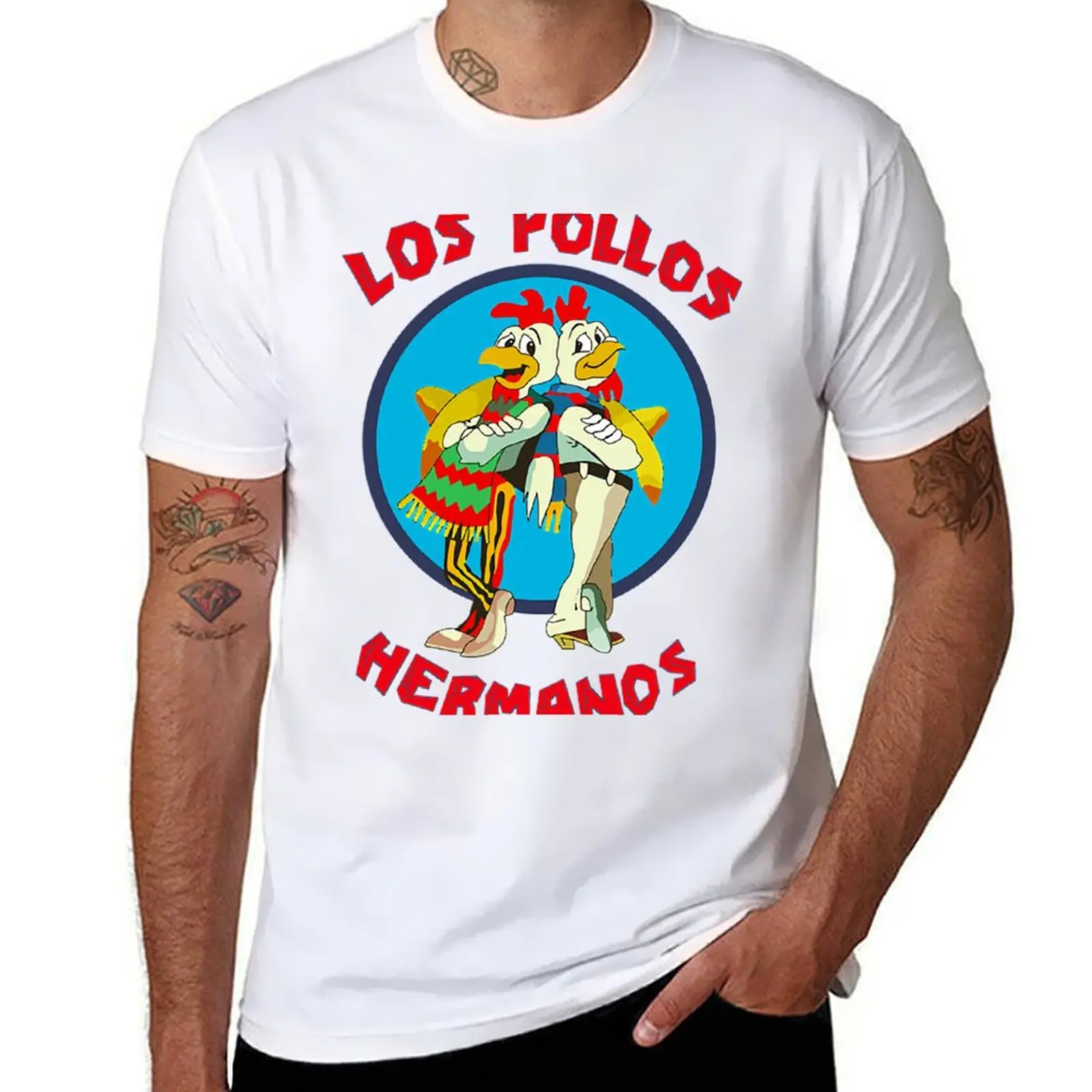 

Los Pollos Hermanos (24) T-Shirt t shirt man plain anime t shirts oversize T-Shirt
