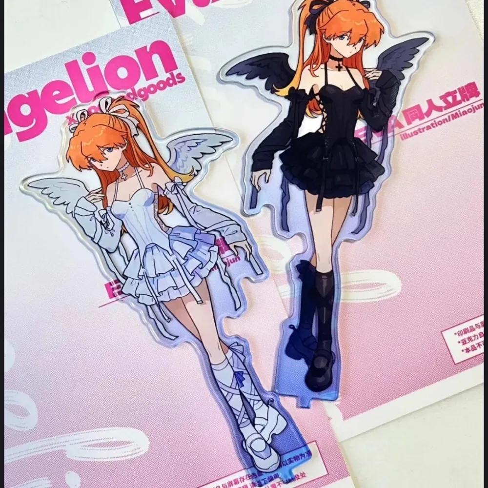 Asuka Langley Soryu Acrylic Stand EVA Anime Peripherals Cute Cartoon Desktop Originality Ornaments Collect Standing Sign