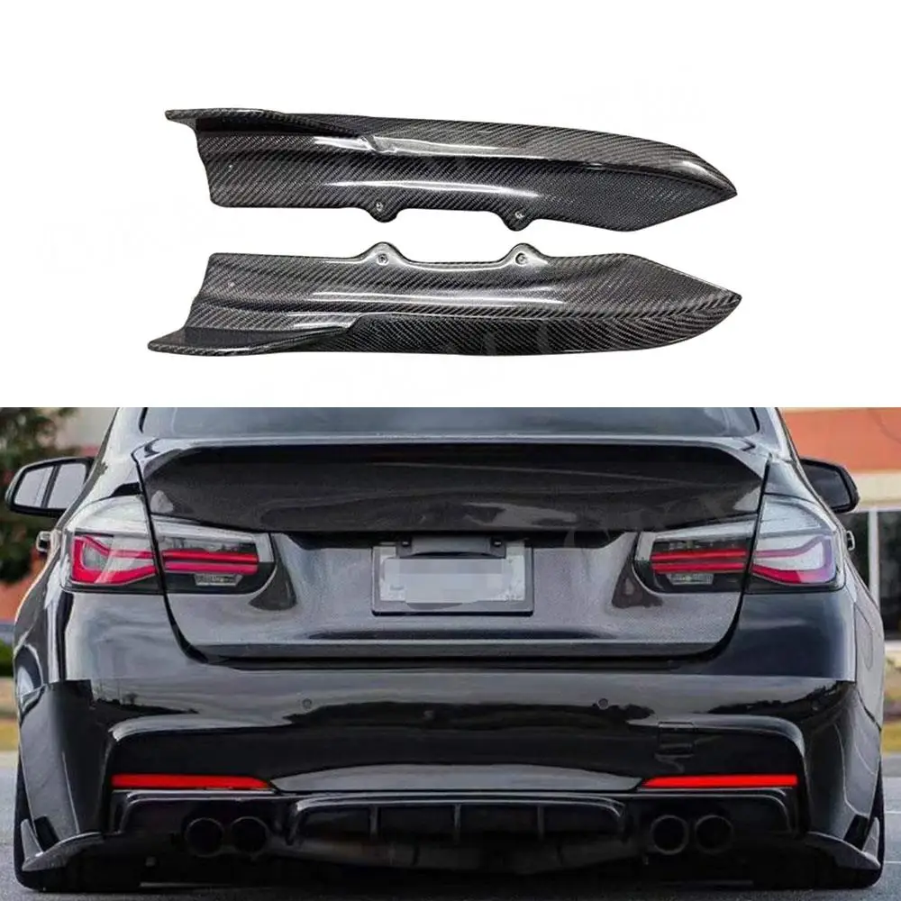 

Carbon Fiber Rear Bumper Lip Splitter Spoiler Side Aprons for BMW 3 Series F30 M Sport 2012-2017 Rear Splitters Lip Flaps