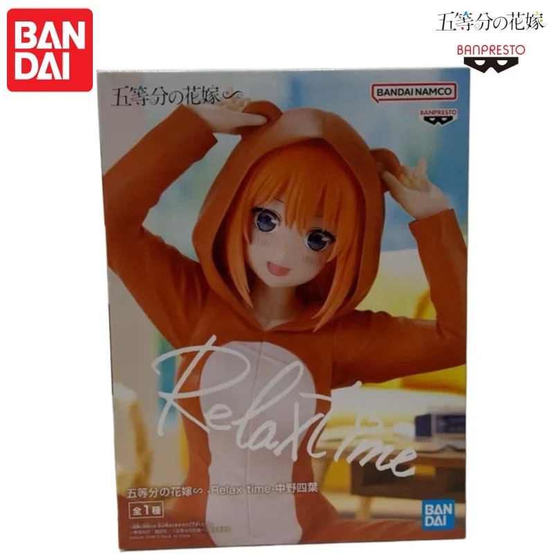 Bandai em estoque original banpresto nakano itsuki modelo boneca nova caixa figura de ação animação periféricos personagens anime