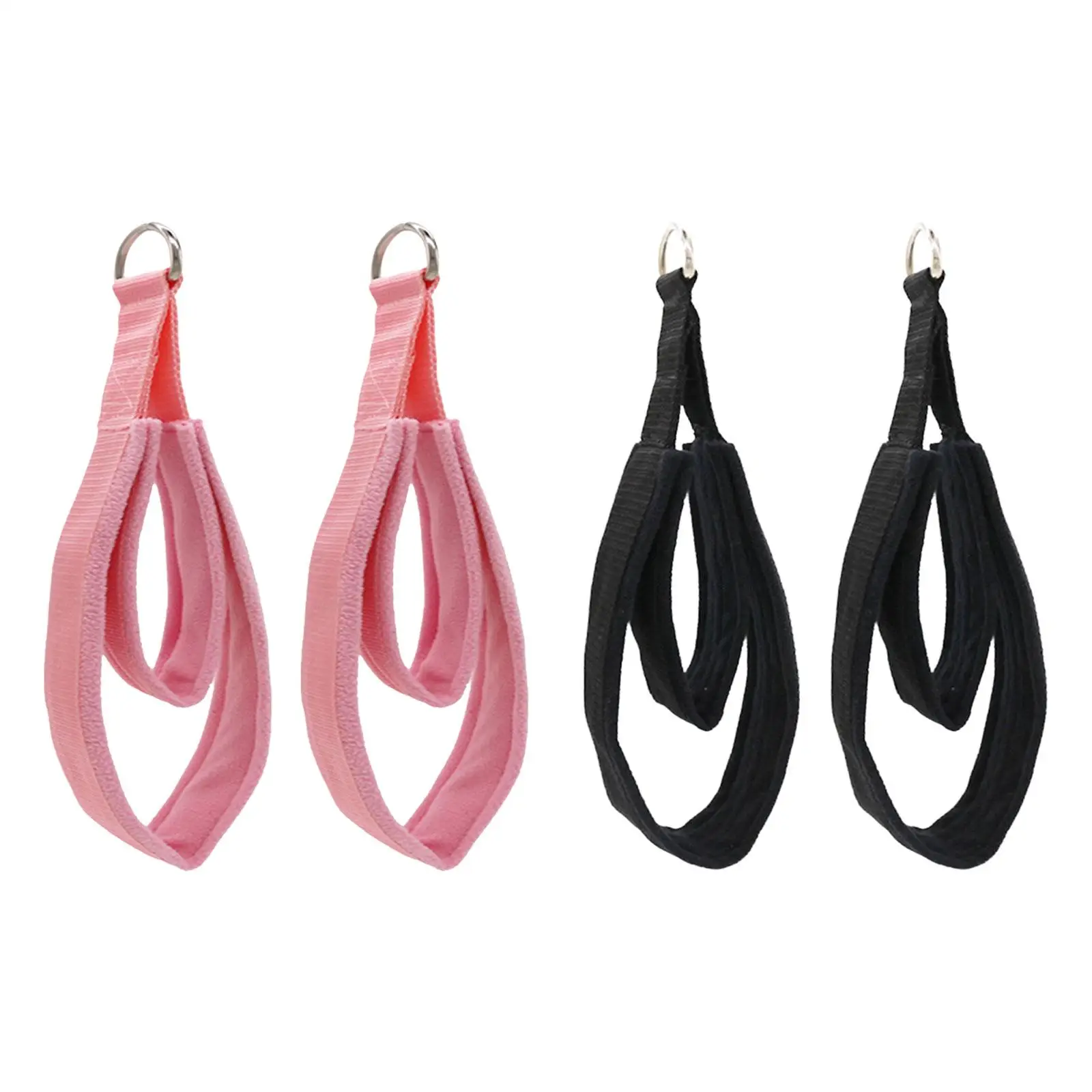 2Pcs Pilates Straps D Ring Straps Non-slip Handle Equipment Pilates Double Loop