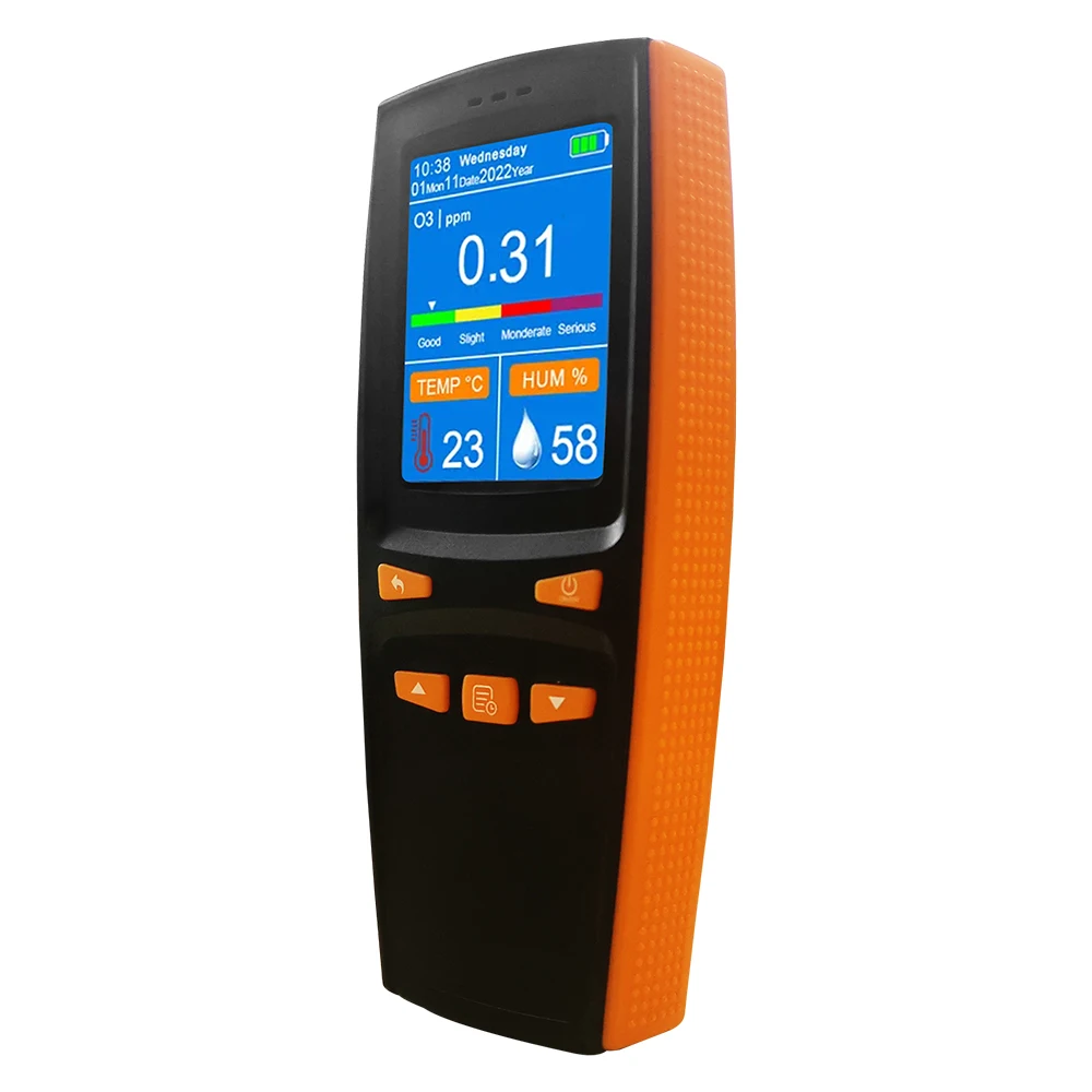 Dienmern New DM509 O3 Handhold Ozone Monitor Home Highly Accurate Air Quality Detector LCD Display Temperature/Humidity