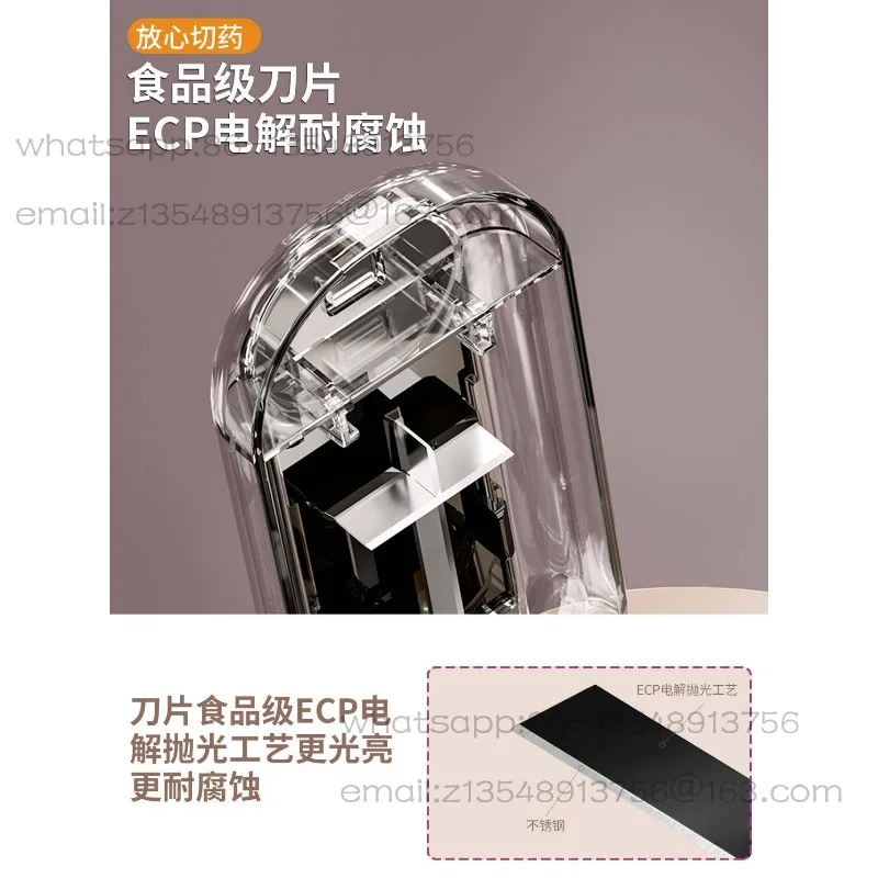 Japanese-style medicine dispenser, one-second medicine dispensing, one-quarter tablet cutting artifact, portable