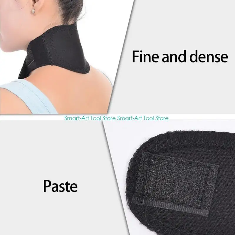 E1PB وسادة تدفئة مغناطيسية للرقبة لتدليك الرقبة من القماش الناعم للاستخدام المنزلي في المكتب