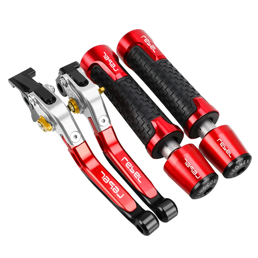 

FOR HONDA CMX Rebel 500 Rebel 300 2017 -2023 2022 Motorcycle Adjustable Extendable Brake Clutch Levers Hand Grip Handlebar Ends