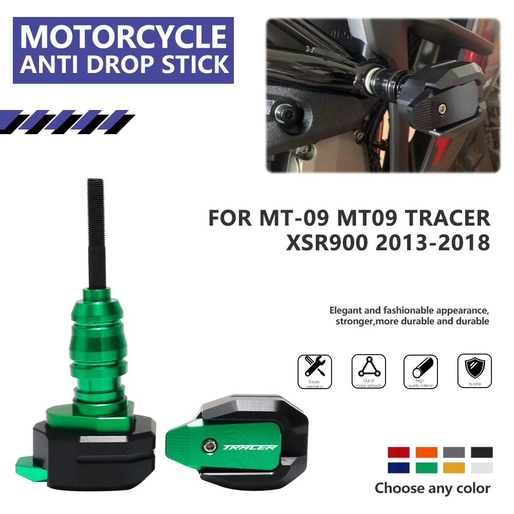 

For YAMAHA MT-09 MT09 Tracer XSR900 2013-2018 Motorcycle Fall Arrest Screw Ground Protection Rod MT 09