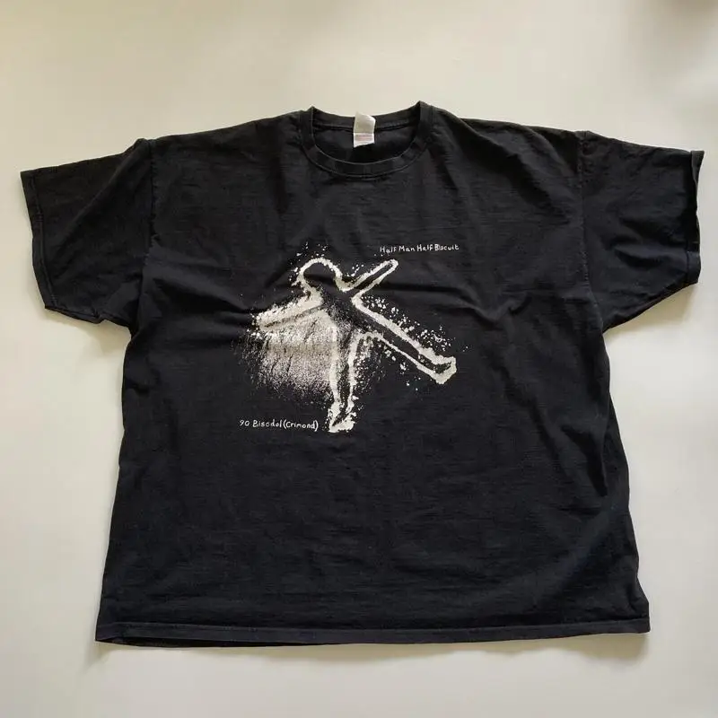vintage half man half biscuit 90 bisodol crimond post punk rock band tee