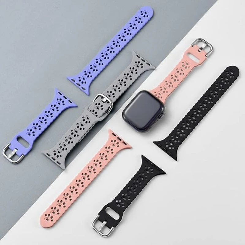 猫の足型シリコンストラップ Apple Watch バンド 46mm 42mm Correa 40 44mm ブレスレット iwatch シリーズ ウルトラ 10 9 8 7 SE 6 5 49mm 45mm 41mm対応