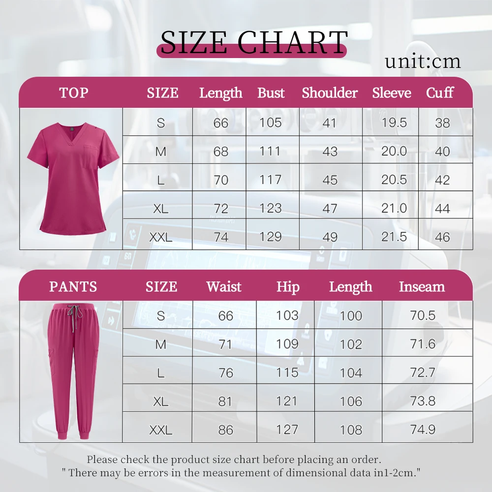 Multicolor Surgery Uniforms Short Sleeve Top+Pants Doctor Dentist Nursing Clothes Pet Shop Workwear Medical Clinical Scrubs Set