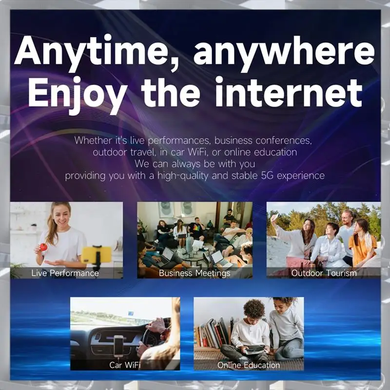 Hot Selling-M2B 5G Mifi Wireless Mini Portable Broadband Router Travel Wi-Fi Mobile Hotspot 5G Modem Sim Card Wifi Router 5Ghz W