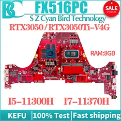 Kikfu-ラップトップ用マザーボードfx516pc,i5 i7,rtx3050ti,asus tuf,f15,fx516pcz,fx516pe,fx516pm,fx516pr,100% テストボード