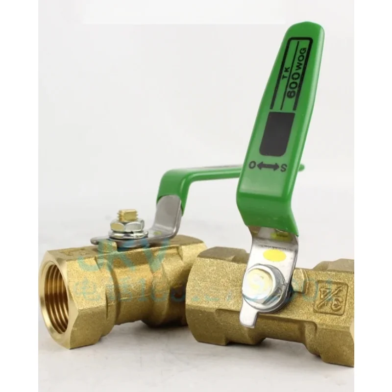 Válvula de bola totalmente de cobre TK tk600 entrada válvula de agua del grifo interruptor principal de entrada 4 minutos 6 minutos