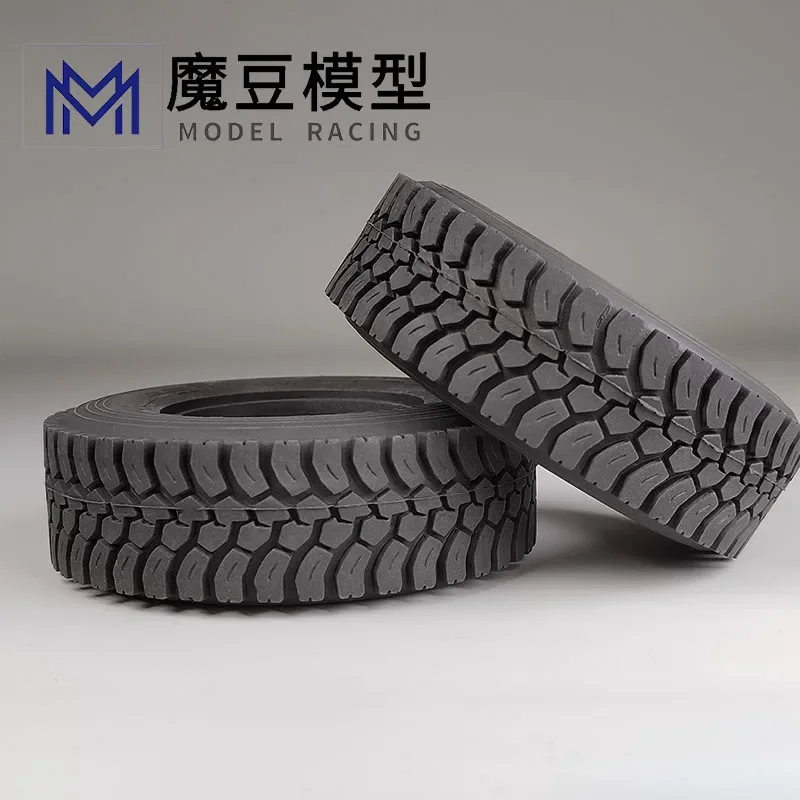 2pcs Rubber Tire 85MM for 1/14 Tamiya RC Truck For scania 770S For man For volvo Car Parts
