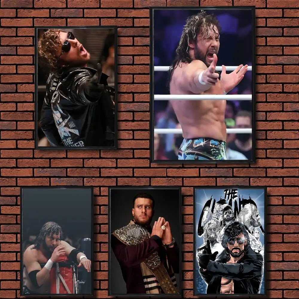 

game MJF Cleaner Kenny Omega Poster HD Art Wall Waterproof Home Living Room Bedroom Bar Aesthetic Decoration