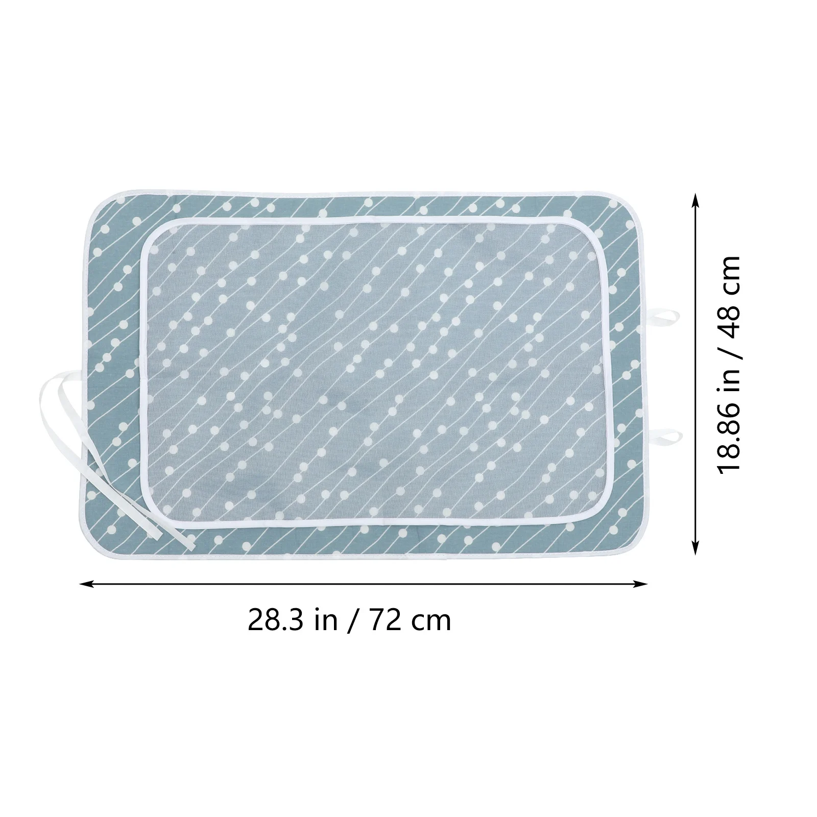 

Foldable Pressing Cloth for Ironing High Temperature Resistant Heat Proof Ironing Mat Tabletop Protective Pad Pressing Cloth