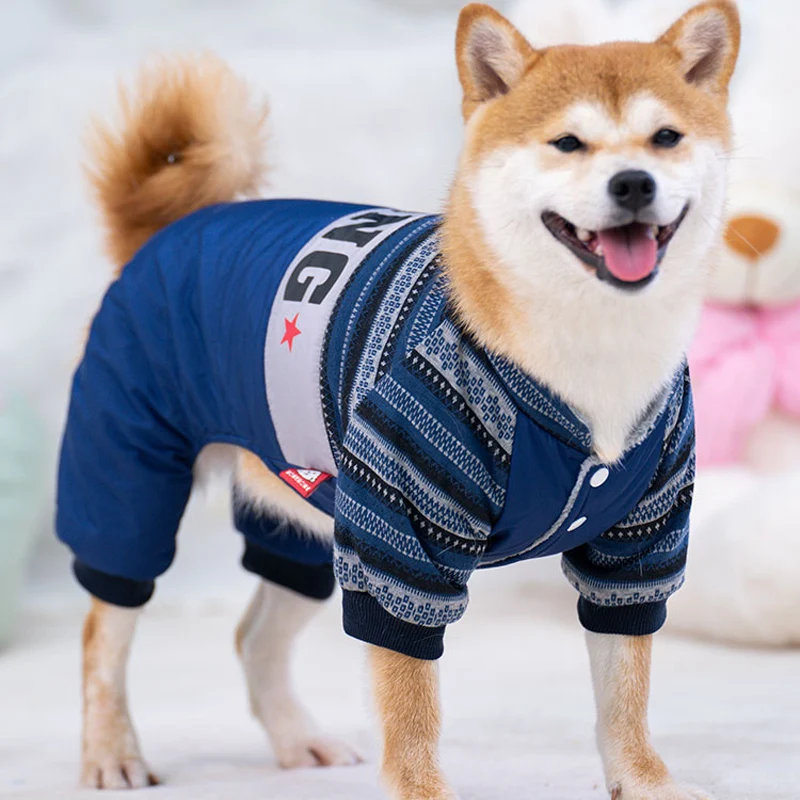 Knit High Neck Dog Sweater Jacket Winter Thick Pet Tracksuit Overall Pink Blue S XXL Down Outdoor Wear Pomeranian Shih Tzu Goods