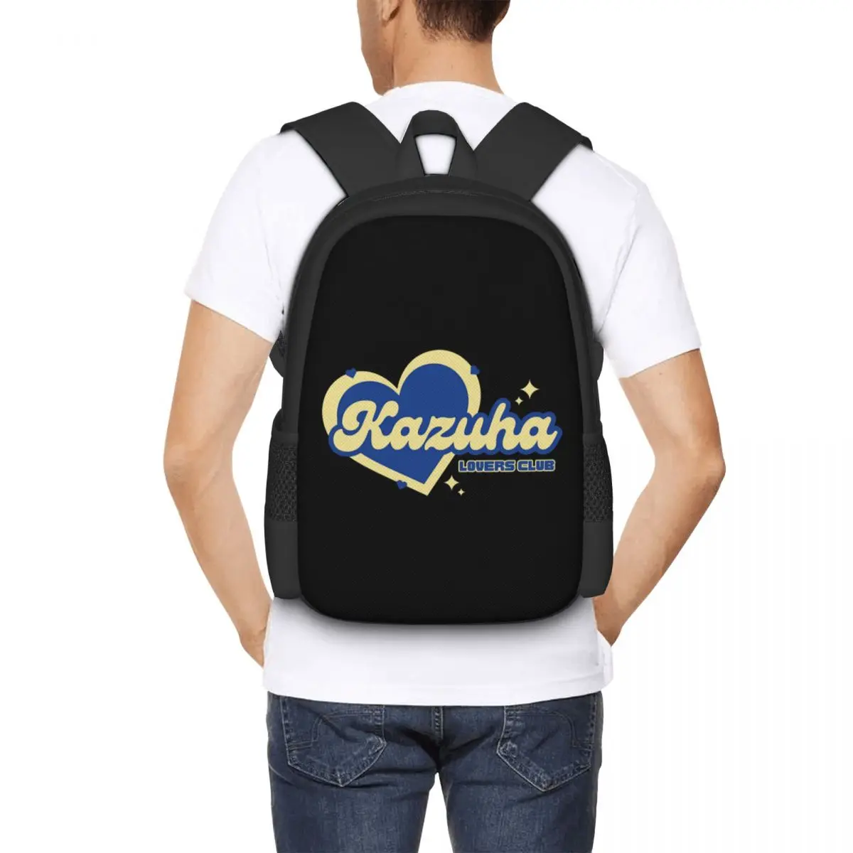 

Рюкзак Kazuha Lovers Club для студентов, школьный рюкзак, походный рюкзак для путешествий, модный рюкзак для мужчин и женщин, сумка через плечо
