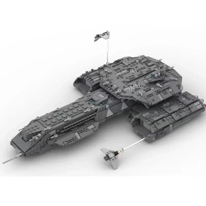 MOC Brick Planet Movie Stargate Atlantis bc-304 Daedalus Deep space ship Space toy Birthday gift for children