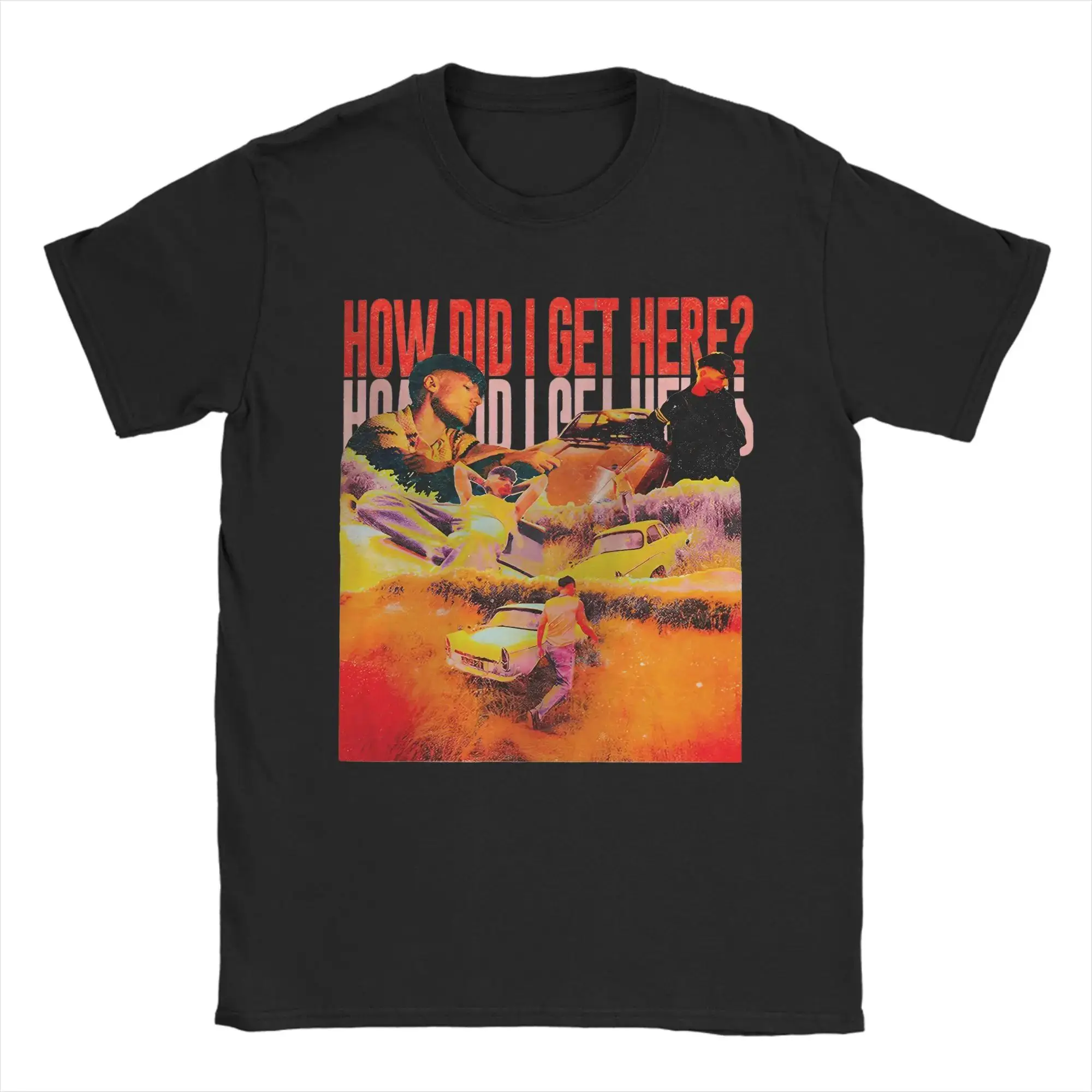 Y2k Tops Louis Tomlinson How Did We Get Here 2026 Album Tour Grafikdruck T-Shirt Sommer O-Ausschnitt Mode Lässiges T-Shirt Unisex