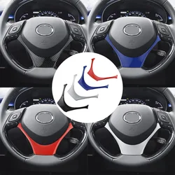ABS Car Steering Wheel Button Frame Cover Trim Interior for Toyota CHR C-HR 2016-2020 Car Accessories