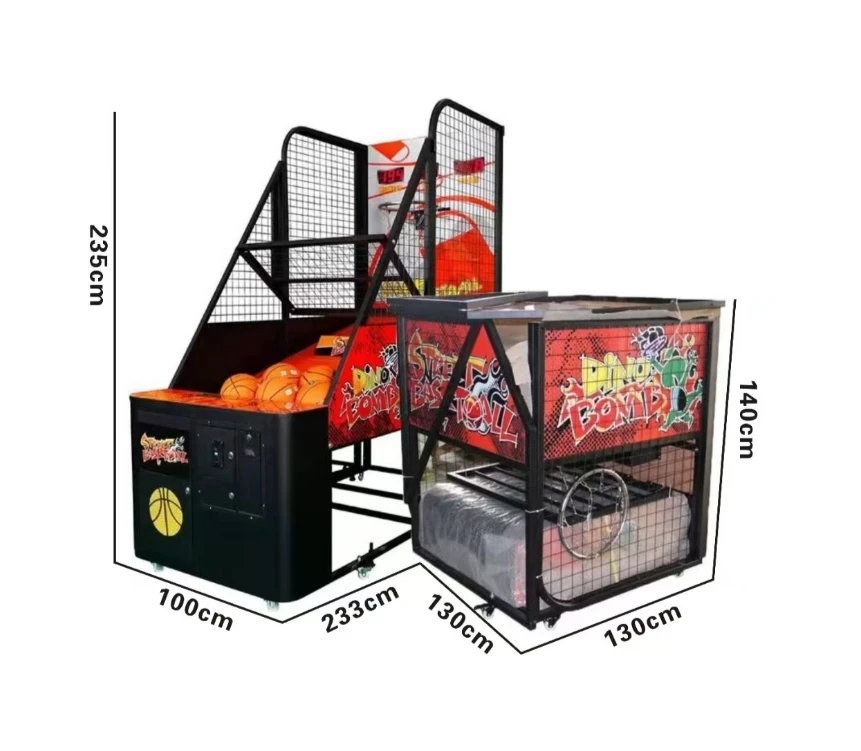 

Высококачественный баскетбольный автомат с монетоприемником: увлекательная аркадная игра для торговых центров и игровых залов