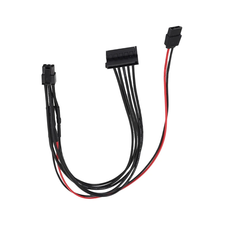 Super Sale Mini 6 Pin to SATA 15PIN Power Cable Right-Angle Adapter, Mini 6P to Small 6PIN SATA Power Cable for Dell Inspiron 36