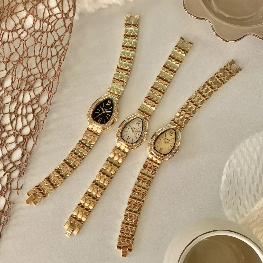 Классические часы со змеей, женские роскошные золотые, серебряные браслеты, кварцевые женские наручные часы, модное платье, ювелирные изделия, часы Reloj Mujer