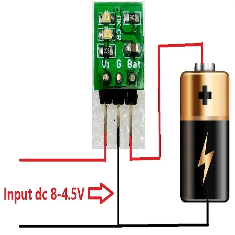 10 Pcs Ultra-small Battery Charger Board DC Power supply Module for 18650 Rechargeable Li-ion Battery LED toy UAV RTF UFO