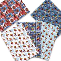 Cartoon hot DIY hand sewn patchwork quilted baby dress home piece 140cm printed cute sewn children's fabric