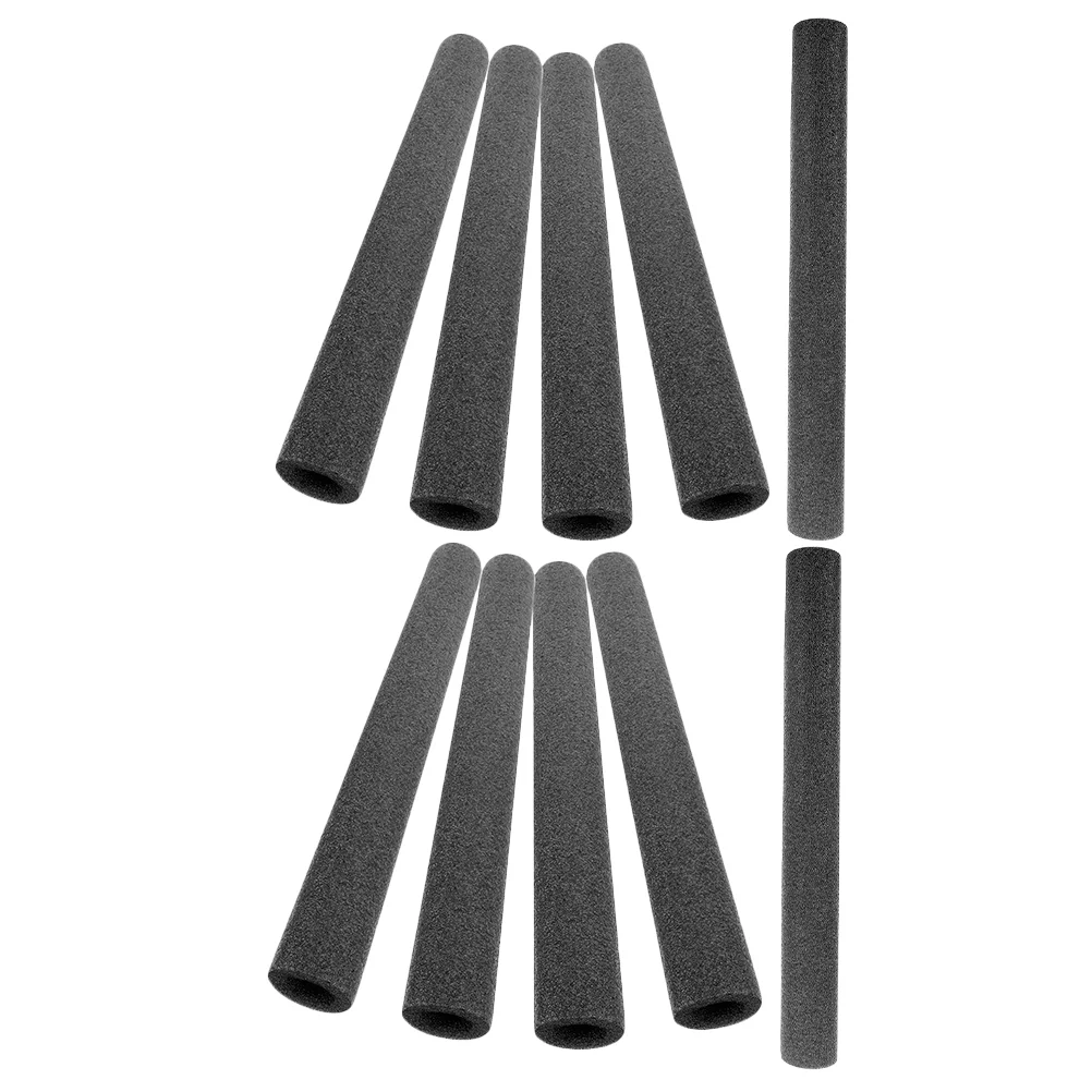 10 Pcs Insulation Hollow Cotton Tube Water Pipe Cover Sleeves Air Conditioner Grip Protection from Freeze Outdoor Sponge