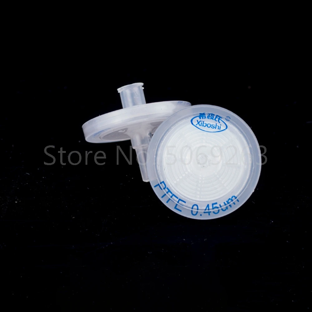 10pcs Air Filter with Diameter PTFE 0.2/0.45um Disposable 25mm Membrane Water Vapor Separation and Filtration Filter