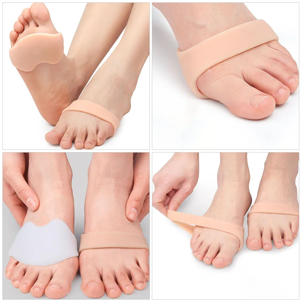 

2 пары плюсневых подушечек для облегчения боли, подушечки для поддержки передней части стопы, легкие ударопрочные подушечки-стельки, подходящие для всех