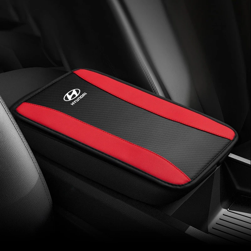 Car Armrest Box Protection Cushion For Hyundai Sonata Tucson Azera Elantra Veloster Kona Santafe i10 i20 ​​​Elbow Rest Cushion