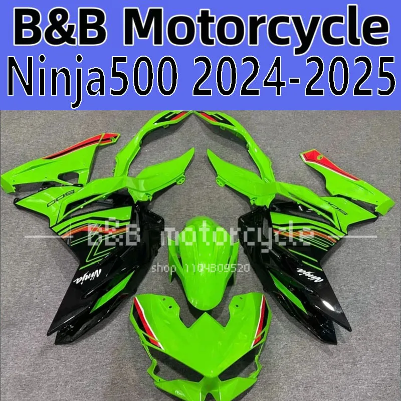 

For Kawasaki Ninja500 ninja 500 NINJA500 NINJA 500 2024-2025 Motorcycle Full Fairing Kit Bodywork Injection Cowling Accessories