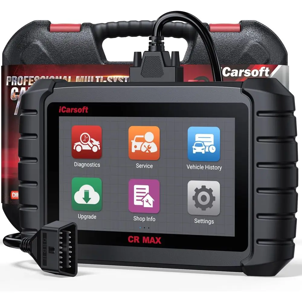 Bidirectional Scan Tool, CR Max 2 Diagnostic Scanner for All Vehicles, Full System 49 Resets+46 Extra Services, 40000+Active Tes