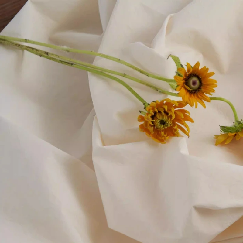 

Длинноволокнистая хлопковая белая дизайнерская ткань для шитья, рукоделия, домашнего декора, рубашек, платьев, брюк, однотонный материал, не мнется, для декоративных целей