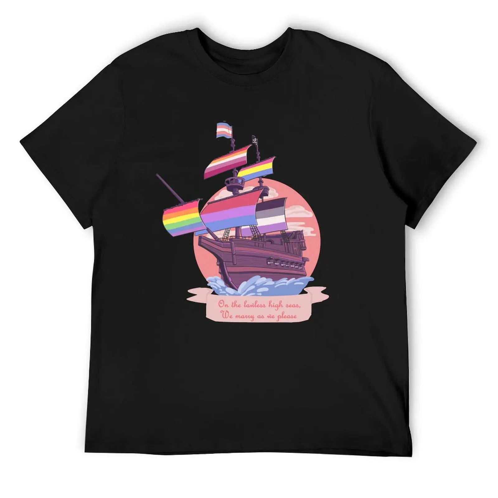 

Pride Pirate Ship T-Shirt cute clothes cute tops t shirts for men