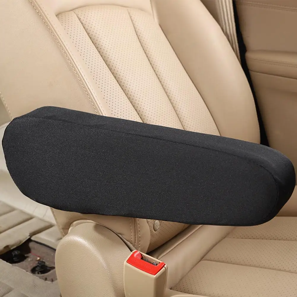 Armrest Cover for Car Seat Durable Fabric Armrest Covers Easy Installation Dirt-proof Universal for Car Van Bus Soft Easy