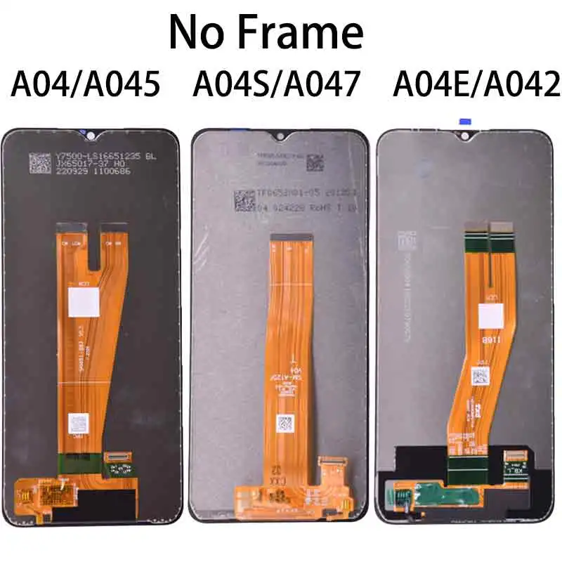 6.5\'\' Display For Samsung  A04e A042F A04 A045 A04S LCD Display with Touch Screen Digitizer For Samsung A047 LCD A042M Display