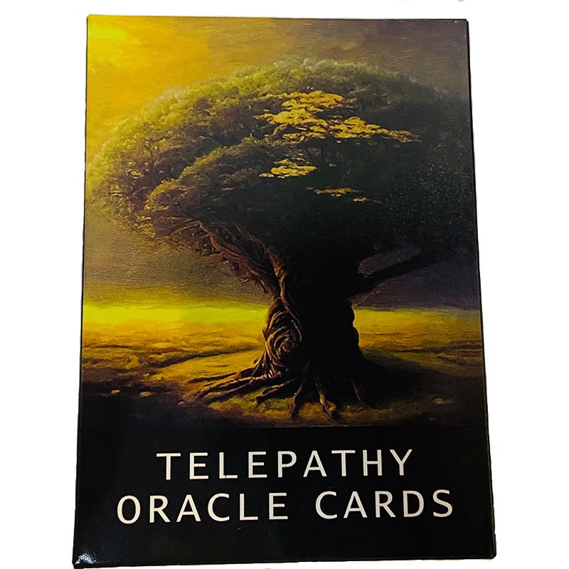 

56Pcs Telepathy Oracle Cards Fun English Version Divination Oracle Deck Board Game Cards for Family Party Friends Entertainment