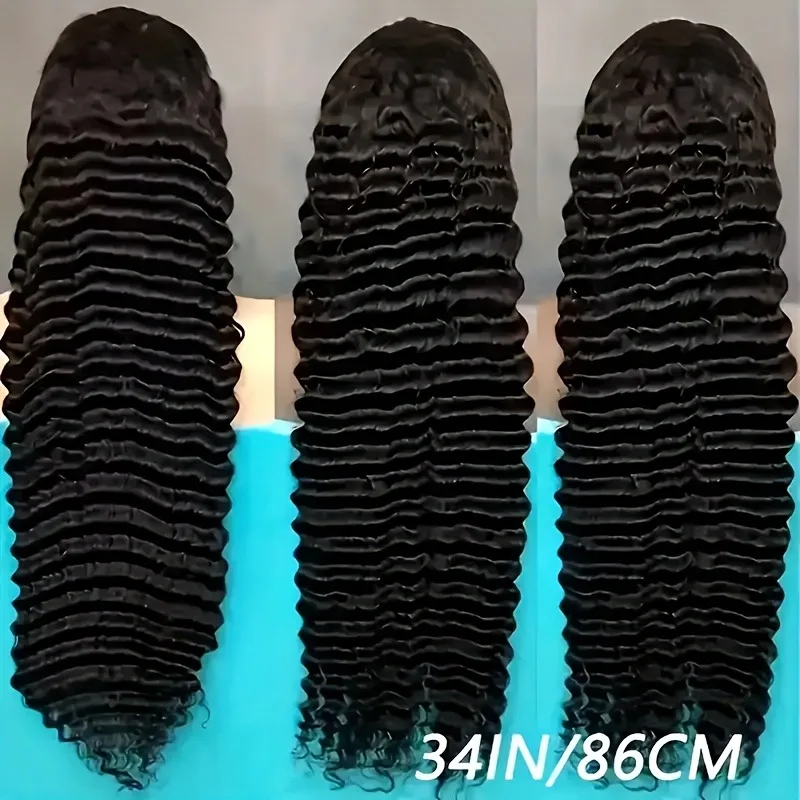 5x5 hd fechamento perucas de cabelo humano onda profunda perucas dianteiras do laço para preto feminino 200% dentisy 12a peruca encaracolado profundo sem cola