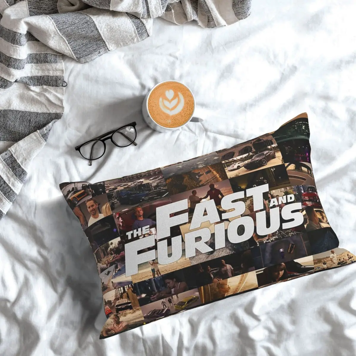 Fast And Furious Legends Tribute Rectangle Pillowcase Cushion Cover Decor Bedroom Bed Home Comfort Throw Pillow
