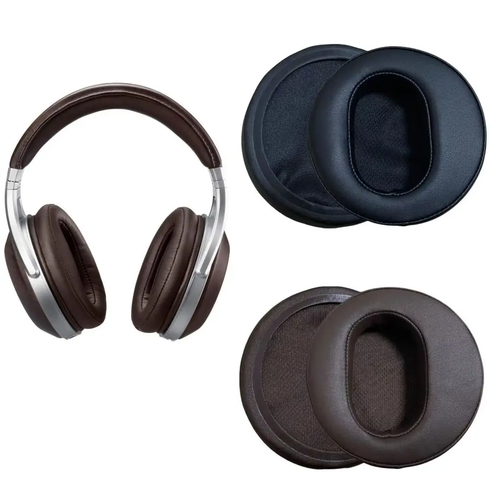 2Pcs Foam Sponge Ear Pads Headset Earmuff Replacement Ear Cushion Repair Parts Earpads for Denon AH-D5200 D7200 D9200 D2000