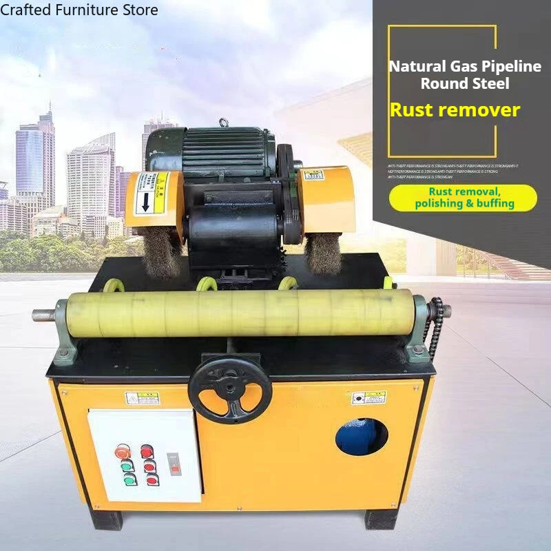 Automatic Round Polishing Machine Pipe Surface Rust Polishing Machine Removal Commercial Machinery Pulidora Industrial ZY60DMJ