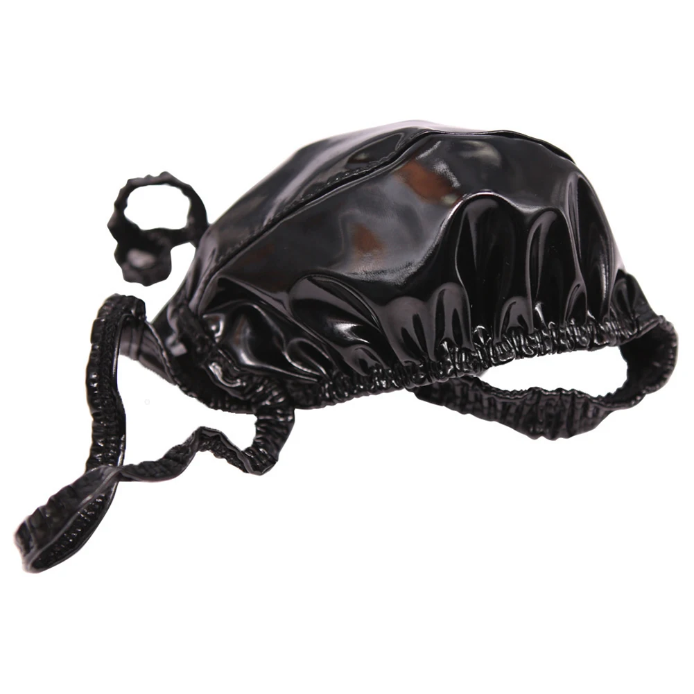 Men Latex Ammonia Briefs Leather Lingerie For Men Glossy Thongs Bulge Pouch Underpants Low Rise T-Back G-strings Sexy Underwear