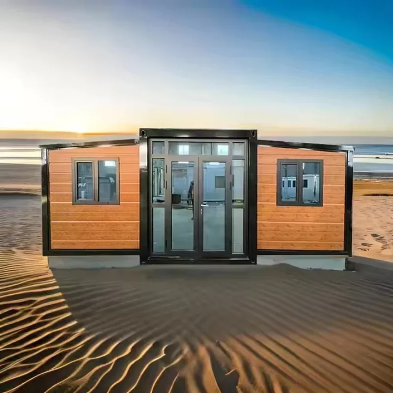 Prefabricated Container House Expandable Modular Tiny Home Mobile Office Cabin Eco Tourism Cabin Construction Site Housing Hot S