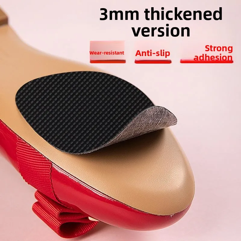 High Heel Shoe Insoles Noise Reduction Pad Anti-Slip Repair Wear-Resistant Footwear Innerwear Suitable for Autumn Season