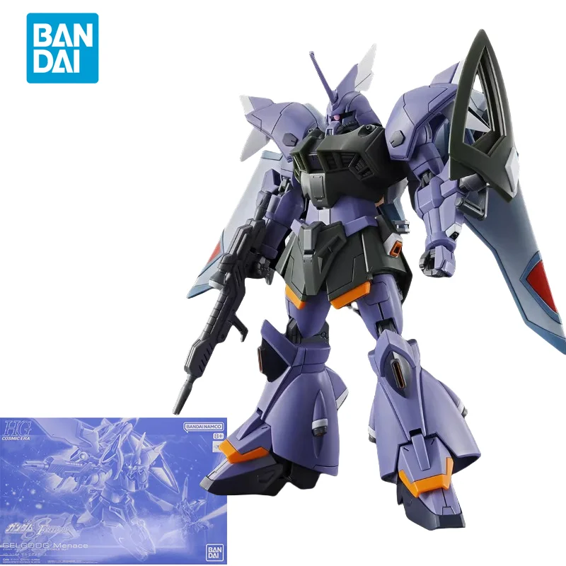 Bandai Original GUNDAM HGCE 1/144 Anime GELGOOG Menace Action Figure Toys Collectible Model Ornaments Gifts for Children