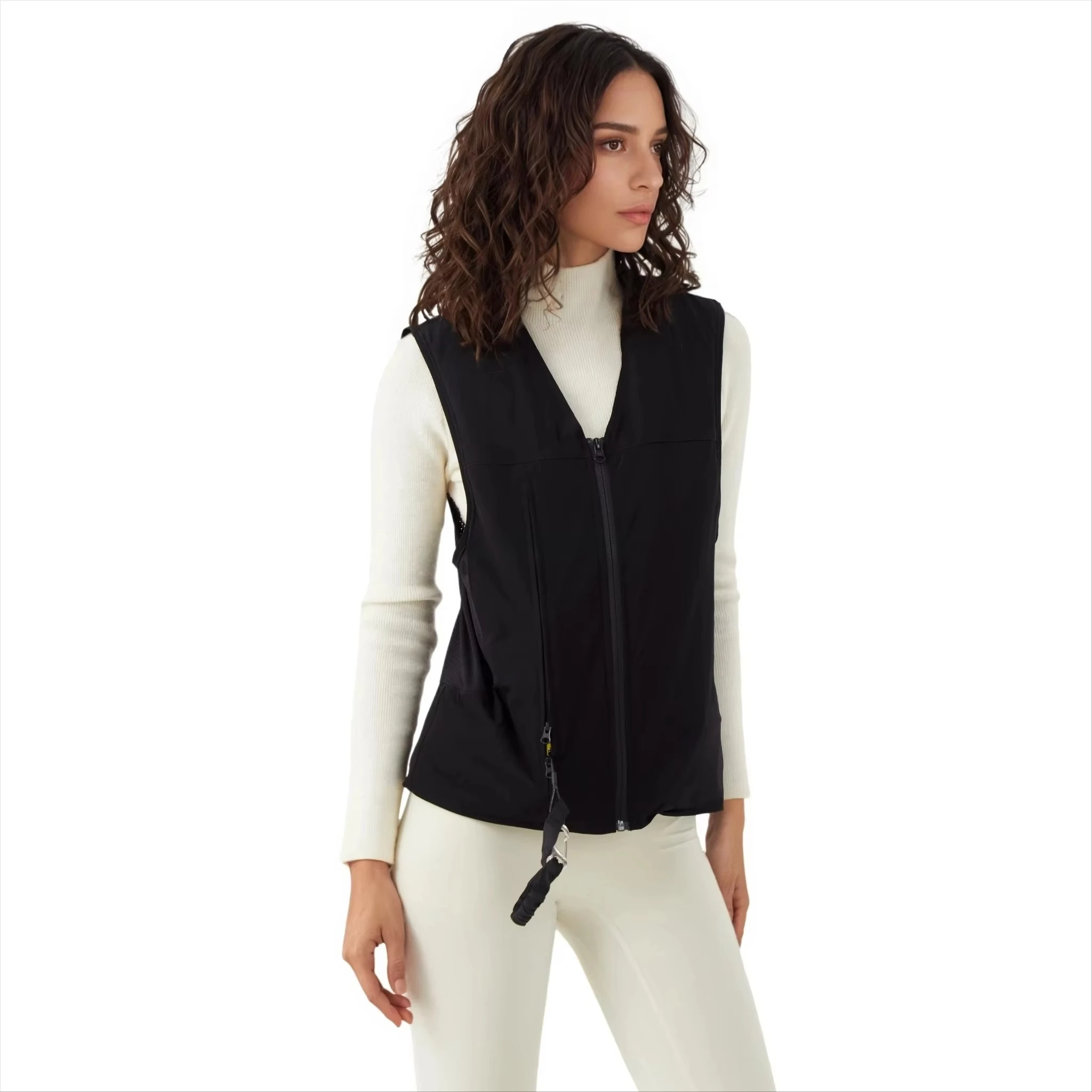 Equestrian riding airbag vest
